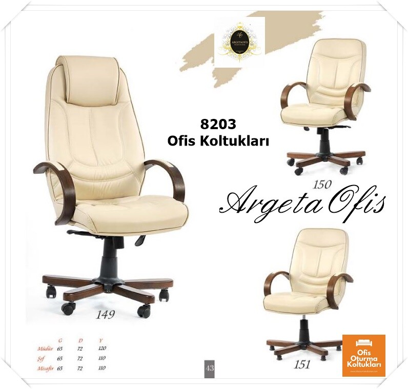 8203 Argeta Ofis Koltukları